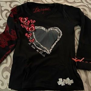 DONATING!! LAST CHANCE!! Desigual long sleeve top